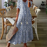 Sofija - Boho Vintage Vasaras Kleita