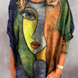 Garām piedurknēm un siluetu apdruka