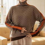 Madeleine | Herringbone Luxe Turtleneck