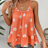 Cami Top Camisole Ar Druku