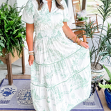Eliza - Klasisks Toile maksi kleita