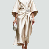 Dolores - Elegants Flowing Evening midi kleita