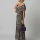 Eulalie | Off Shoulder Flow Midi Kleita