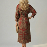 Iris | Dabiskais Wrap Midi Kleita