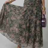 Eulalie | Off Shoulder Flow Midi Kleita