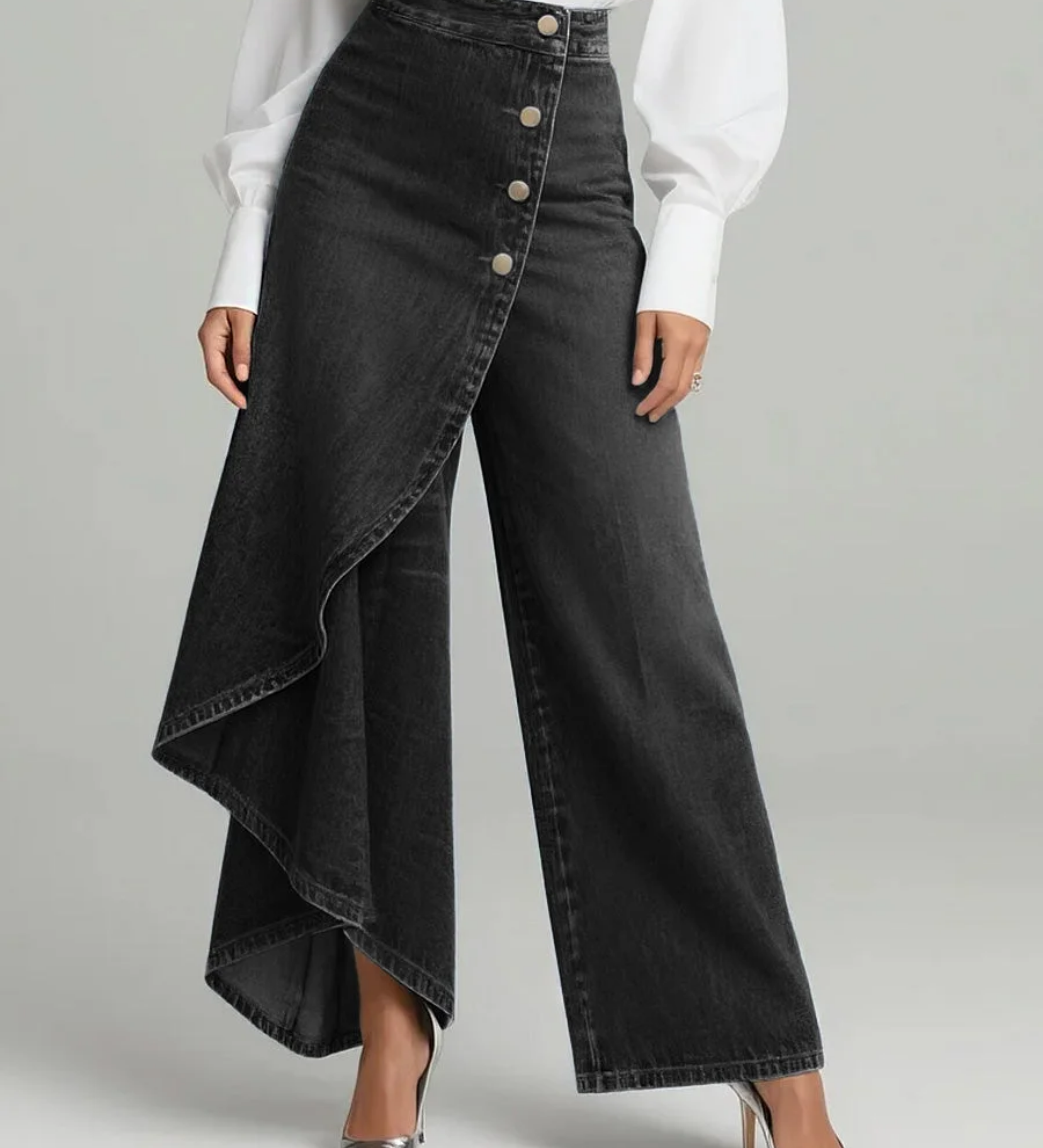 Maëlys | Denims with Knot Detail