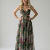 Isel | Mīksts Wrap Maxi Kleita
