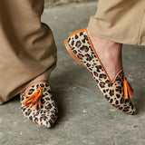 Pascaline | Leoparda Penny Loafers