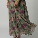 Fiorella | Off Shoulder Flow Midi Kleita