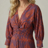 Iris | Dabiskais Wrap Midi Kleita