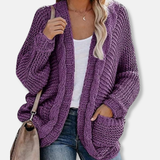 Sarah - Women’s Elegants Knitted Oversize kardigāns