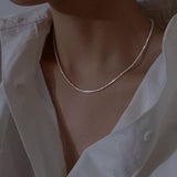 Dace - Starry Viegls kaklarota Sudrabs Set