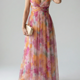 Sidonie | Mīkstais Wrap Maxi Kleita