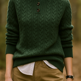 Arden Pullover mit Knopfleiste