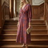 Iris | Dabiskais Wrap Midi Kleita