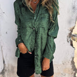 Damen Langarmshirt mit Tasche