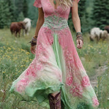 Mavis™ – Elegants Ziedu Maxikleid