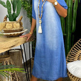 Ilse™ - Vasaras V-veida kakla pusdenim kleita