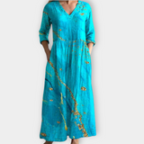 Veltrud | Boho Maxi kleita no mīksta premium auduma