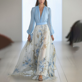 Fiorella | Elegants maksi kleita ar ziedu rakstu