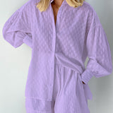 Elizabeth - Luftiges Shirt- und Shorts-Set