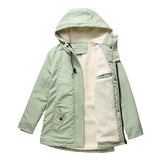 AMINA™ - Isolierte Winterjacke mit Kapuze und gestepptem Futter für ultimativen Wärmekomfort