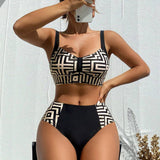 Stilīgs Divdaļīgs Bikini