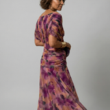 Fiorella | Off Shoulder Flow Midi Kleita