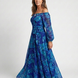 Aurelie | Off Shoulder Ziedu Maxi Kleita