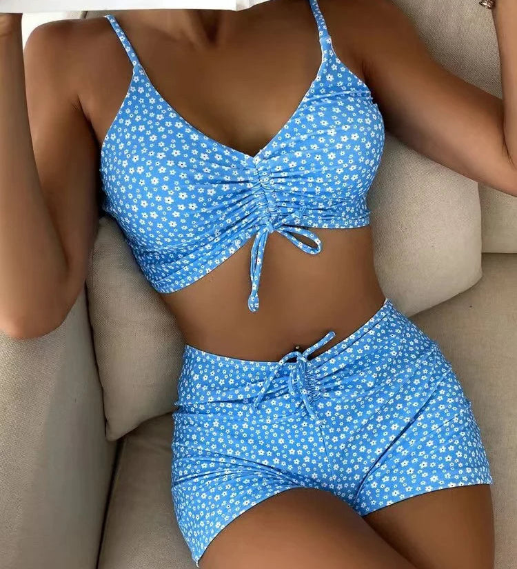 Nalani | Sieviešu ziedu raksta bikini komplekts