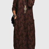 Victoria - Ikdienišķs Round - Neck kleita
