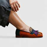 Fallon - Mocasín Marrón Leopardo