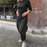 Elsbeth™ - Elegants Sieviešu Kleita Ar Kabatu