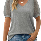 Rhianna™ - Elegantes Puffärmel-Top