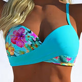 Bikini Bralette Stils Ar Kontrastu