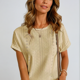 Becky™ | Lässiges Lochmuster-Top