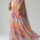 Isel | Mīksts Wrap Maxi Kleita