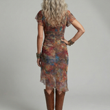 Florentine | Klusa Haltera Midi Kleita