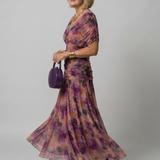Eulalie | Off Shoulder Flow Midi Kleita