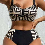 Stilīgs Divdaļīgs Bikini