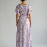 Rosemonde | Flutter Piedurkņu Midi Kleita