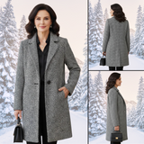 Wendy - Garš Fabric mētelis