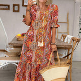 Gene - Boho Grace midi kleita
