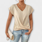 Nadia | Elegants V-veida Top