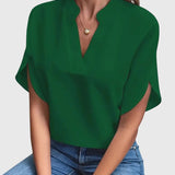Malorie | Mīksta un Eleganta V-Veida Krekls