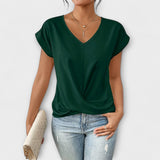 Nadia | Elegants V-veida Top