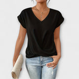 Nadia | Elegants V-veida Top