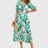 Merlin - Flattering ziedains midi kleita