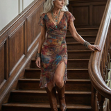 Florentine | Klusa Haltera Midi Kleita