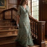 Celestine | Halter Bloom Flow Maxi Kleita